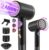 Tisoutec Secador de pelo profesional de iones con motor AC 2400 W, difusor de pelo 4 en 1, botón caliente/frío, 3 niveles de calor, 3 niveles de velocidad, incluye