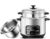 oUyOo Olla Interior De Acero Inoxidable 304, Olla Arrocera Antigua para El Hogar con Vaporera para Cocinar Y Cocinar De Forma Saludable Sin Recubrimiento 2L-5L,5L