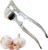 Manual Garlic Press, Ergonomic Garlic and Ginger Masher, Multifunctional Kitchen Tools, Compact Camping Garlic Press for Home, Kitchen Use, Picnic and Camping (1 Piece)