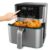 Cecotec Freidora de Aire sin Aceite de 8 L Cecofry Supreme 8000 Air Fryer. 1800 W, Panel Táctil, 30º-200 ºC, 10 Modos Preconfigurados, Pre-heat, Alerta, Acabados en Acero Inoxidable