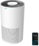 Cecotec Purificador de Aire con Mando a Distancia TotalPure 2000 Connected. 50 W, 160 CADR, 3 Etapas de filtrado, Panel Táctil, Control por Wi-fi, Temporizador, Cobertura 50 m3