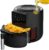 Cecotec Freidora de Aire sin Aceite de 5,5 L Cecofry Rain Air Fryer. 1550 W, Spray de Aceite Incorporado, Pulverización Automática y Manual, Panel de Control Táctil, Termostato, Autolimpieza
