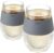 Vino Freeze ™ – Tazas de refrigeración Vino 2 Gray (Set of 2)