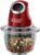 Russell Hobbs 24660-56/RH Desire-Picadora Apta para Todos los Tipos de Alimentos, 200 W, Cuchilla de Acero Inoxidable, 0.5 litros, Plástico Vidrio, Rojo, Ref. 24660-56