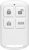 HUXGO HXA050 Sistema de Seguridad Inalámbrico WiFi gsm Compatible con Tuya Smart SMS Mensajería Control Remoto (Accesorios de Alarma (2G/4G) Control Remoto Inalámbrico)