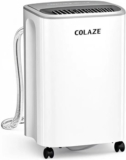 COLAZE Deshumidificador de moho para el hogar 12L/24h, Apto hasta 120 m³/30 m², Deshumificadores de humedad silencioso, Desumidifador electrico para la Humedad Interior, Dehumidifier para Baño, bodega