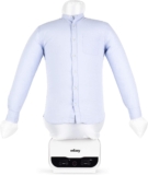 Wëasy IRO320 Maniquí Secado Automático Magic Pressing para Camisas, Plancha A Vapor, 1200W, hasta 130ºC, Planchado Perfecto, Blanco, 1200 W, 1 Liter, 44 Decibelios, plástico