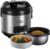 Russell Hobbs Arrocera y Vaporera – 8 Raciones, Bandeja para Cocinar al Vapor, Función Mantener el Calor, Recipiente Antiadherente, Vaso y Cuchara Medidora, Tapa de Bloqueo, 500 W – 27080-56