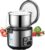 fUfIzU Olla Arrocera Eléctrica, Olla Interior Antiadherente De Acero Inoxidable 304, Funciones De Cocción/Calentamiento De Acero Inoxidable, Alimentación De 220-240 V para Reino Unido/UE,2L