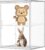 Plush Doll Storage Box, Double Layer Doll Storage, Figure Doll Storage Containers, Collectible Display Case, Plush Toy Storage, Doll Storage Organization, Home Storage for Figures, Plush Toy Display