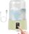 Washer, Travel Washing Machine, 8,27 x 5,12 pulgadas, Small Clothes Cleaner, Adjustable Cleaning Mode for Home, Hotel, Apartment, Dorm Travels Use, White and Green