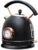 tro Electric Kettle 1.8L Stainless Steel, 3KW Fast Quiet Boiling, Temperature Gauge, LED Light, Auto Shut-Off, Home Kitchen, Office, Luxurious Hotel (Matt Finish Black and Rose Gold)