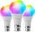 Nanoleaf Essentials 3 Bombillas LED B22 RGBW Inteligentes y Regulables – Luces Led 16M Colores Thread & Bluetooth, Compatible con Google Home Apple Homekit, para Decoración Habitación y Gaming