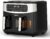 TOKIT Freidora De Aire Doble Zona 10 L, 12 In 1 Air Fryer Con Ventana De Visualización, Freidora Sin Aceite Con 2 Cajones, Freidora Eléctrica Con Pantalla Táctil Led, 90% Menos De Grasa