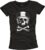 Camiseta Motocross Calavera con Casco para Mujer