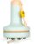 Iouyjiu Desktop Vacuum, Handheld Cleaner, Cordless Brush, Rechargeable Power Compact Design White Ideal for Home Offices Keyboard Kitchen Use, 3.39×3.39×4.61 Inches