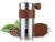 Ankrs Molinillo de Café Manual, Portátil Molinillo de Café de Acero Inoxidable, Fresa Cónica de Cerámica, Mango Plegable, Ajustable y Lavable con Agua – con Funda de Silicona Negra