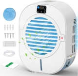 NIUXX Deshumidificador, Deshumidificador Portátil con Pantalla Digital de Humedad, Pequeño Deshumidificador Silencioso Inteligente para Baño Dormitorio, con Drenaje Continuo y Sistema de Filtrado