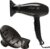 GA.MA Italy Professional, Classic Hair Dryer, Secador de Pelo Profesional con Motor Italiano de CA de 2200 W, revestimiento cerámico para un Cabello brillante y sin encrespamiento, color negro