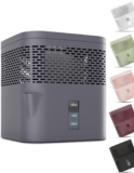 BonAura ® AirOne Lite deshumidificador sin electricidad con ventilación de 360° I deshumidificador de ambientes con pico y 450 g de gránulos deshumidificadores I deshumidificador de ambientes para ba