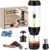 ICARE Cafetera Portatil Capsulas, Espresso Machine 3 en 1, 20BAR Presión, 92°C Extracción, Batería 7500mAh, Carga USB/Coche, para Café Molido y Cápsulas Pequeña/Grande (Blanco)