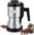 Moongiantgo Molinillo Multifuncional de Cereales, Café y Especias (250W 22000RPM, Capacidad de 200ml, Acero inoxidable, Molienda Ultrafina para Cereal, Frijol, Especia, Café – con Cepillo y Cuchara)