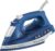 Russell Hobbs Plancha de Ropa Light & Easy Brights – 2400 W, Suela con Revestimiento de Cerámica Coloreada, Golpe Vapor 90g, Tecnología Auto Steam, Vapor Vertical, Vaporizador, Azul – 24830-56