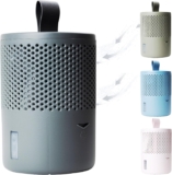 AbsoDry Duo Family – Deshumidificador silencioso sin electricidad – Para una mejor calidad del aire – Antihumedad armarios, sótano, baño, dormitorio – Deshumificadores de humedad – Gris oscuro