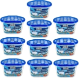 ANSIO Deshumidificador para interiores, removedor de condensación, absorbente de humedad,humedad, moho, humedad en el hogar, cocina, dormitorio, caravana, oficina, garaje, sótano 500 ml, paquete de 10